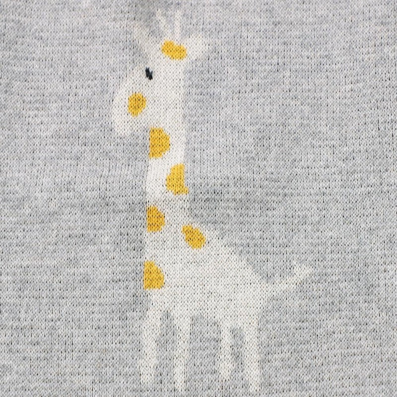 Little Giraffe Baby Children Cotton Knit Blanket - Just Kidding Store