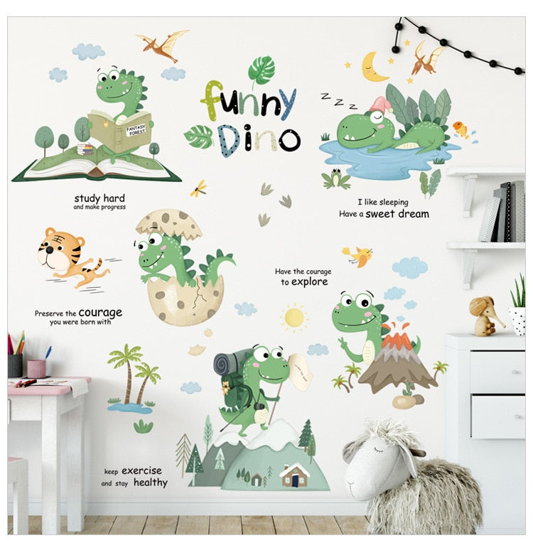 Funny Dino Wall Sticker