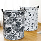 Monochrome Toy Storage Hamper Basket - Laundry Barrel - Just Kidding Store