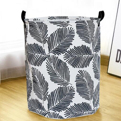 Monochrome Toy Storage Hamper Basket - Laundry Barrel - Just Kidding Store