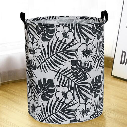 Monochrome Toy Storage Hamper Basket - Laundry Barrel - Just Kidding Store