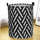 Monochrome Toy Storage Hamper Basket - Laundry Barrel - Just Kidding Store