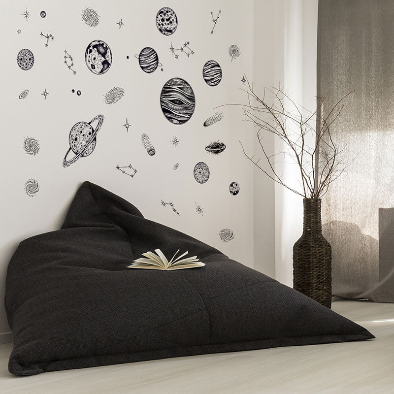 Galaxy Wall Decals Outer Space Wall Stickers - Just Kidding Store