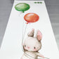 Balloon Bunny Wall Decal Childrens Wall Stickers - Just Kidding Store