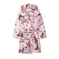 IYEAL Kids Bathrobe Flannel Sleepwear Baby Boys Robes For Girls Clothing Winter Warm Home Wear Children Robes Clothing Sleepwear