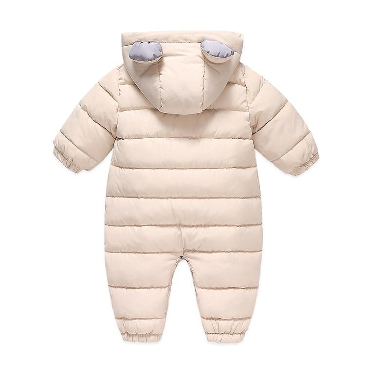 Baby Children Hooded Winter Overalls Warm Jumpsuit - Just Kidding Store