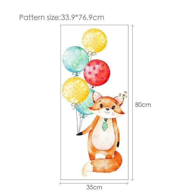 Balloon Bunny Wall Decal Childrens Wall Stickers - Just Kidding Store