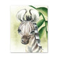 Watercolor Safari Animals Canvas Wall Art Tropical Jungle Animals Posters - Just Kidding Store