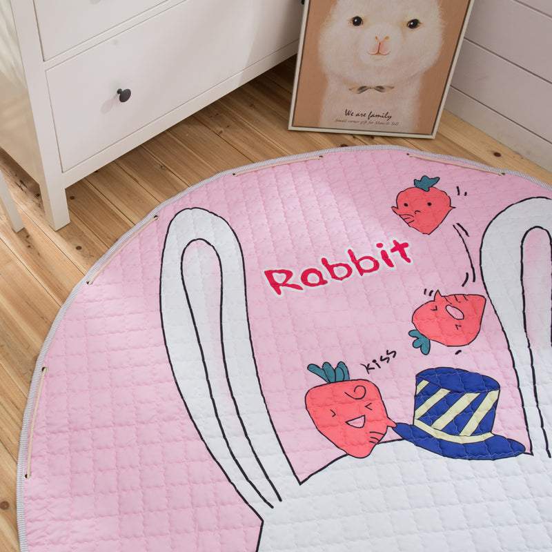 Activity Play Mat Toy Storage Bag Strawberry Rabbit - Just Kidding Store