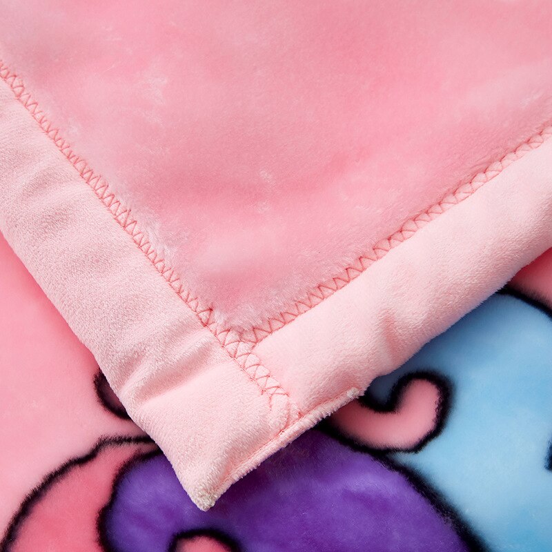 Coral Fleece Blanket - 2 Layers Bedspread - Just Kidding Store