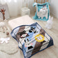 Coral Fleece Blanket - 2 Layers Bedspread - Just Kidding Store