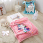 Coral Fleece Blanket - 2 Layers Bedspread - Just Kidding Store