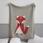 Pure Cotton Blanket - Red Fox - Just Kidding Store