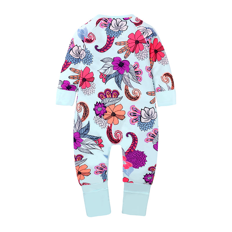 All Over Flowers Baby Toddler Romper - Just Kidding Store