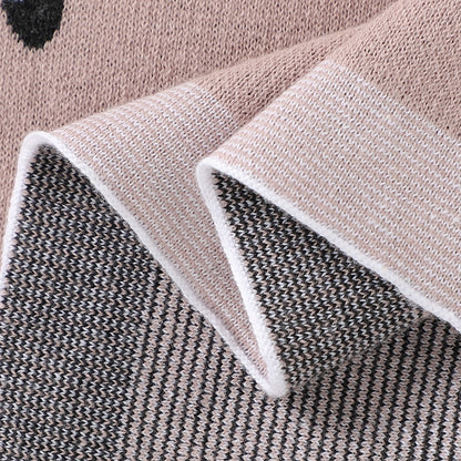 Little Raccoon Baby Childrens Cotton Knitted Blanket - Just Kidding Store