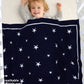 Starry Night Baby Nursery Cotton Knitted Blanket - Just Kidding Store