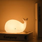 Big Whale LED Night Light - Tap Control Color Changing Lamp - Just Kidding Store