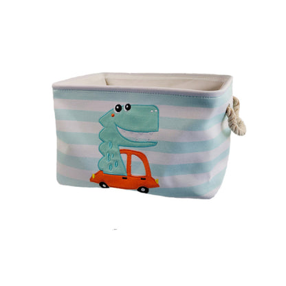Canvas Storage Basket - Kids Toys Organizer - Just Kidding Store