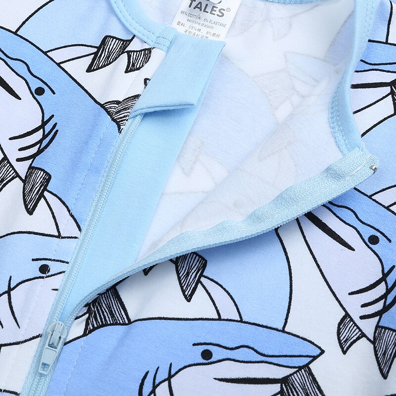 Blue Whale Baby Toddler Kids Romper - Just Kidding Store