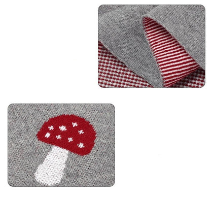 Forest Mushroom Baby Childrens Cotton Knit Blanket - Just Kidding Store