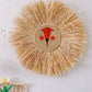 Hand Woven Lion Head -  Hanging Animal Ornament - Just Kidding Store