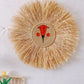 Hand Woven Lion Head -  Hanging Animal Ornament - Just Kidding Store