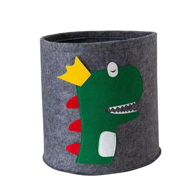 Felt Foldable Storage Basket - Toy Organizer - Just Kidding Store