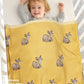 Baby Deer Cotton Knitted Blanket Nursery Bedding - Just Kidding Store
