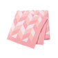 Chevrons Baby Childrens Cotton Knitted Blanket - Just Kidding Store