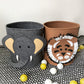 Felt Foldable Storage Basket - Toy Organizer - Just Kidding Store