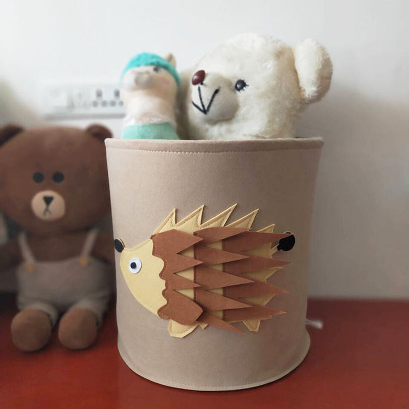 Felt Foldable Storage Basket - Toy Organizer - Just Kidding Store