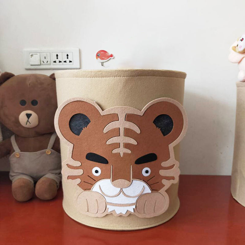 Felt Foldable Storage Basket - Toy Organizer - Just Kidding Store