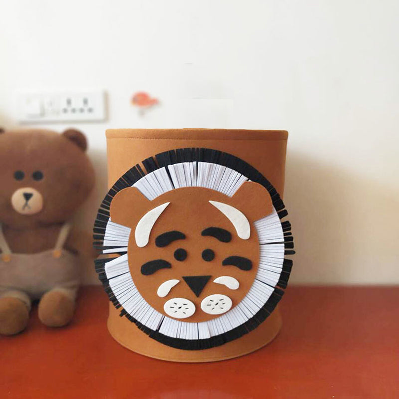 Felt Foldable Storage Basket - Toy Organizer - Just Kidding Store