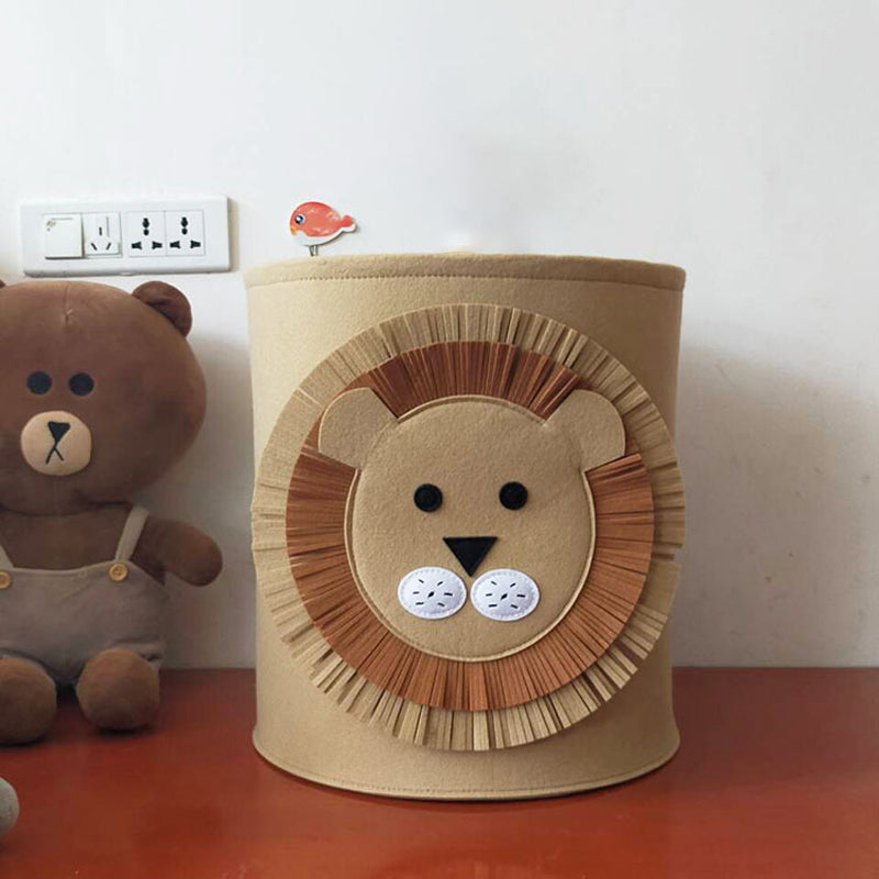 Felt Foldable Storage Basket - Toy Organizer - Just Kidding Store