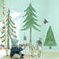 Nordic Nursery Forest Wall Decal Pine Tree Stickers - Just Kidding Store