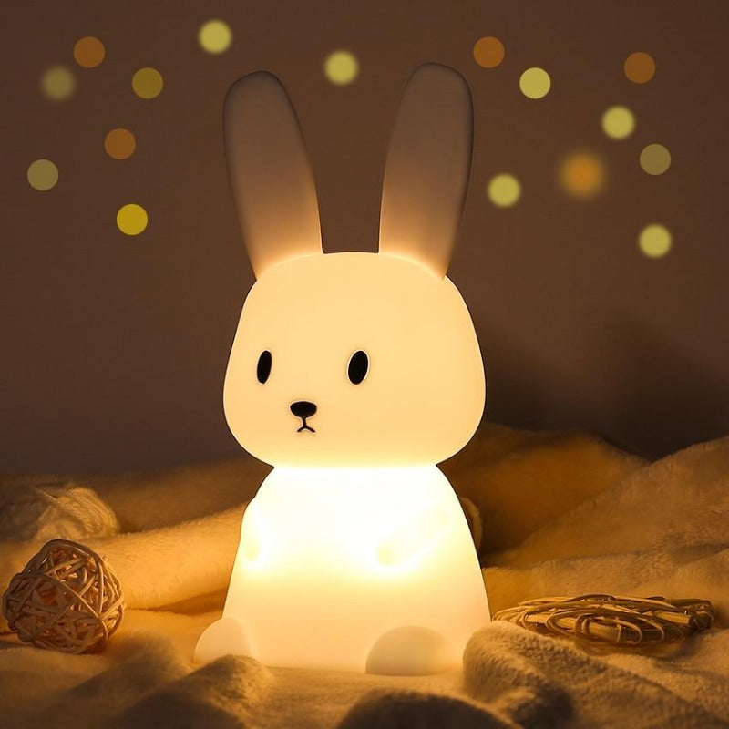 Bunny LED Night Light Tap Control Color Changing Lamp - Just Kidding Store