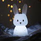 Bunny LED Night Light - Tap Control Color Changing Lamp