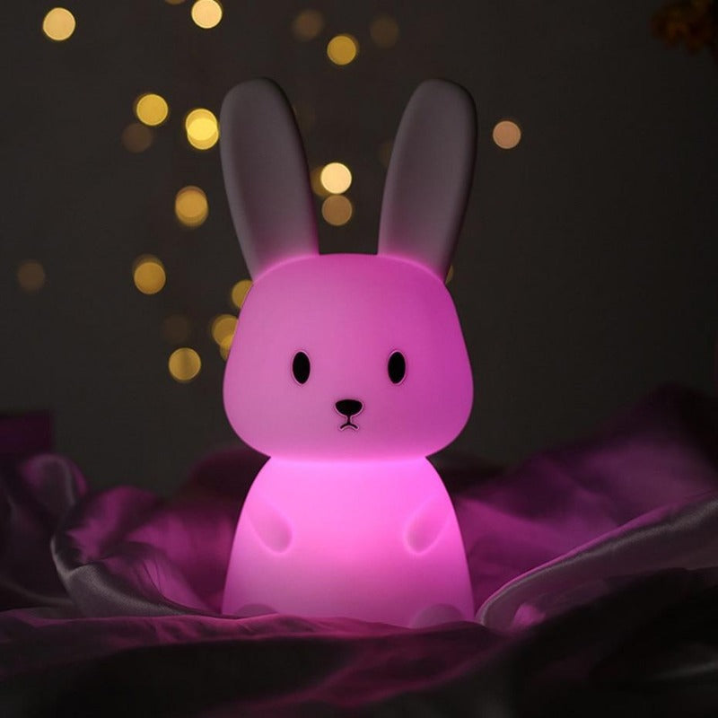 Bunny LED Night Light Tap Control Color Changing Lamp - Just Kidding Store