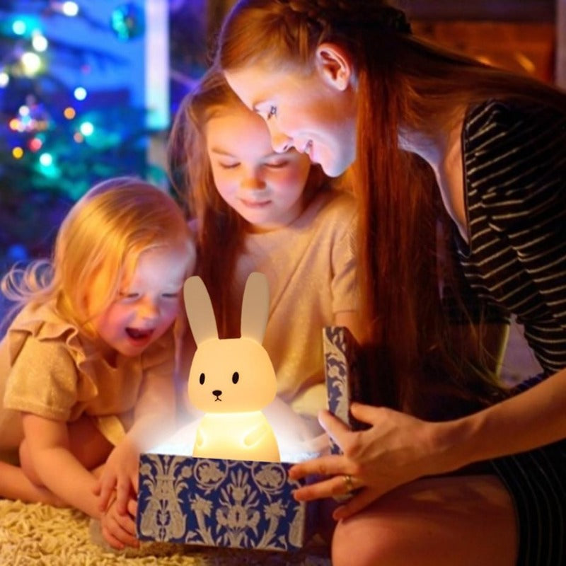 Bunny LED Night Light Tap Control Color Changing Lamp - Just Kidding Store