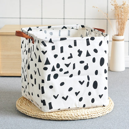 Cube Canvas Basket -  Toy Storage Box - Just Kidding Store