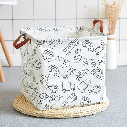 Cube Canvas Basket -  Toy Storage Box - Just Kidding Store