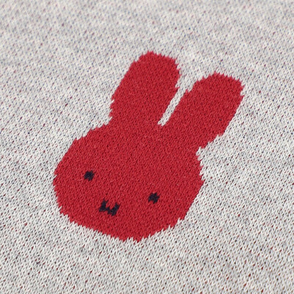 Little Bunny Baby Childrens Cotton Knitted Blanket - Just Kidding Store