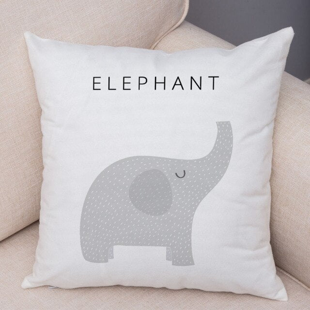Animal Pals Kids Cushion Covers Kids Throw Pillow - Just Kidding Store