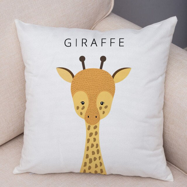 Animal Pals Kids Cushion Covers Kids Throw Pillow - Just Kidding Store