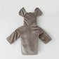 Baby Bamboo Fiber Hooded Bathrobe Brown Elephant - Just Kidding Store