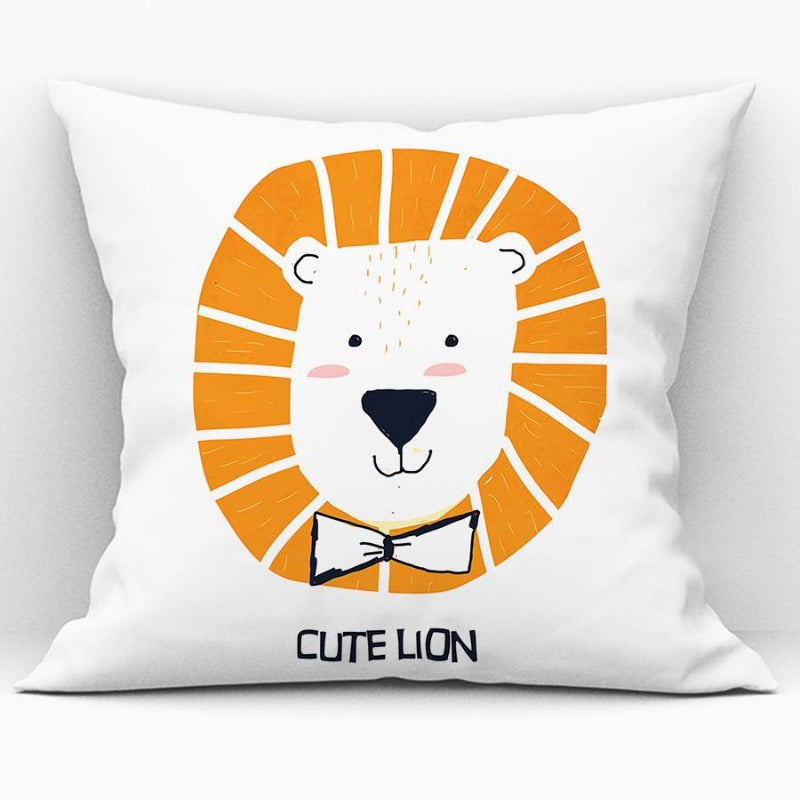 Cartoon Animal Cushion Cover - Throw Pillows Case - Just Kidding Store