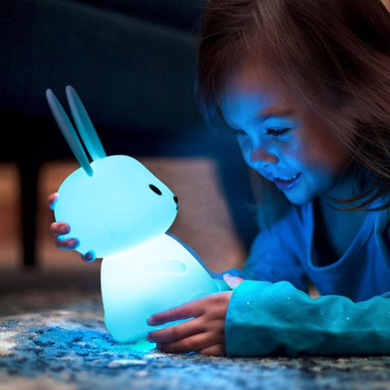 Bunny LED Night Light Tap Control Color Changing Lamp - Just Kidding Store
