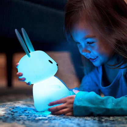 Bunny LED Night Light Tap Control Color Changing Lamp - Just Kidding Store