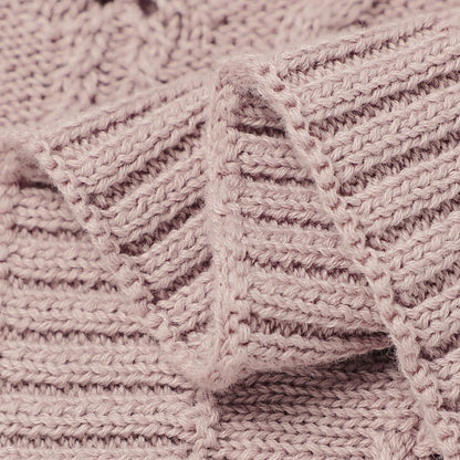 Cable Knit Cotton Baby Nursery Blanket - Just Kidding Store