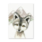 Forest Animals Canvas Prints Fox Raccoon Owl Wolf - Just Kidding Store